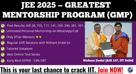 JEE 2025: Greatest Mentorship Program