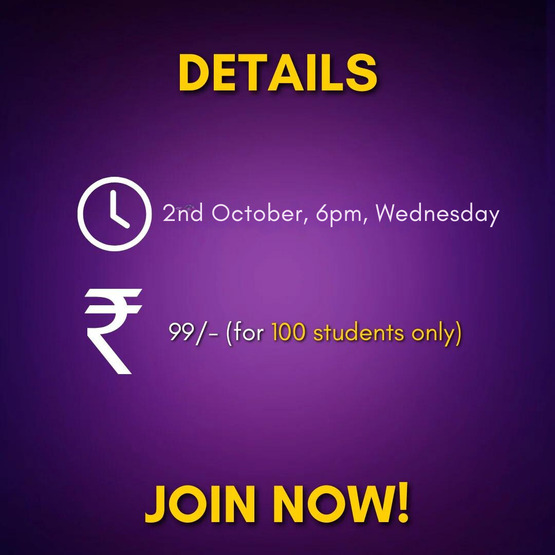 How to get 99%ile and AIR under 500 in 4 Months: JEE 2025 Masterclass